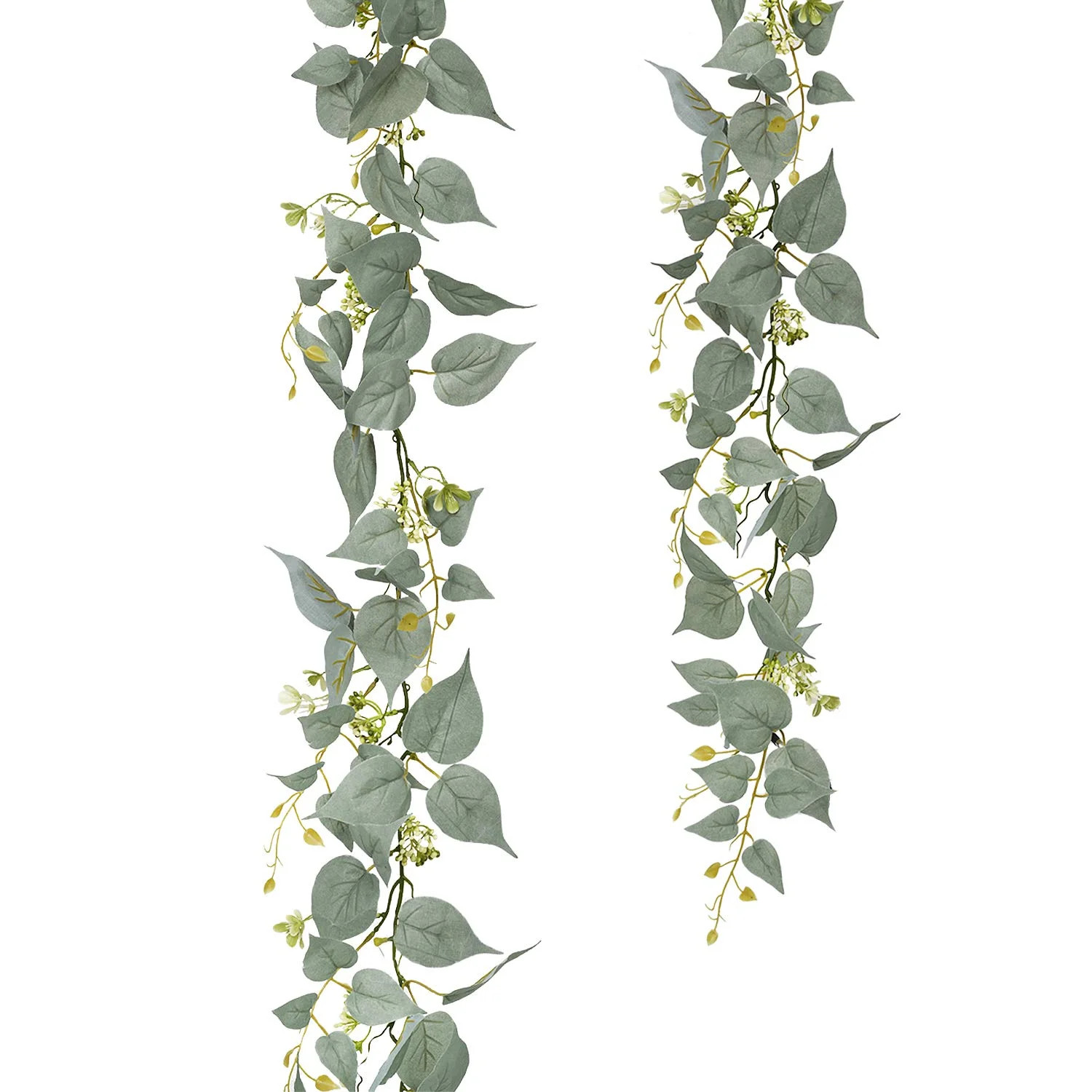 Coolmade Hanging Vine Garland Greenery, 6 ft Arrificial Vines Plant Floral Garland Wedding Vine L... | Walmart (US)