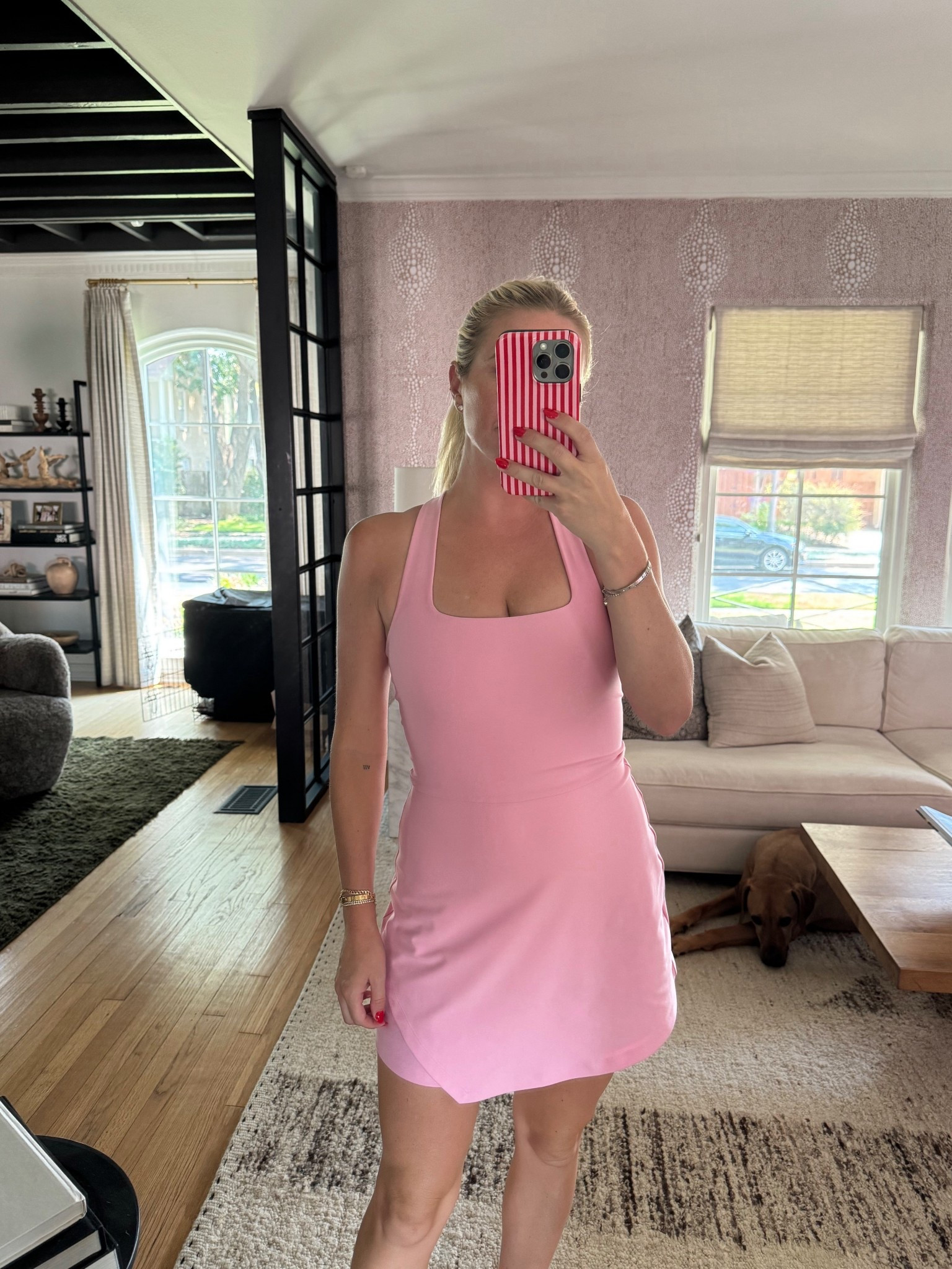 Cutest activewear dress 🩷 wearing size small for reference 

#LTKFindsUnder100 #LTKActive