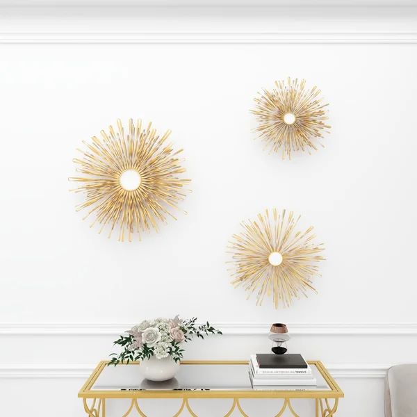 Lucienne Round Metal Wall Mirror | Wayfair North America