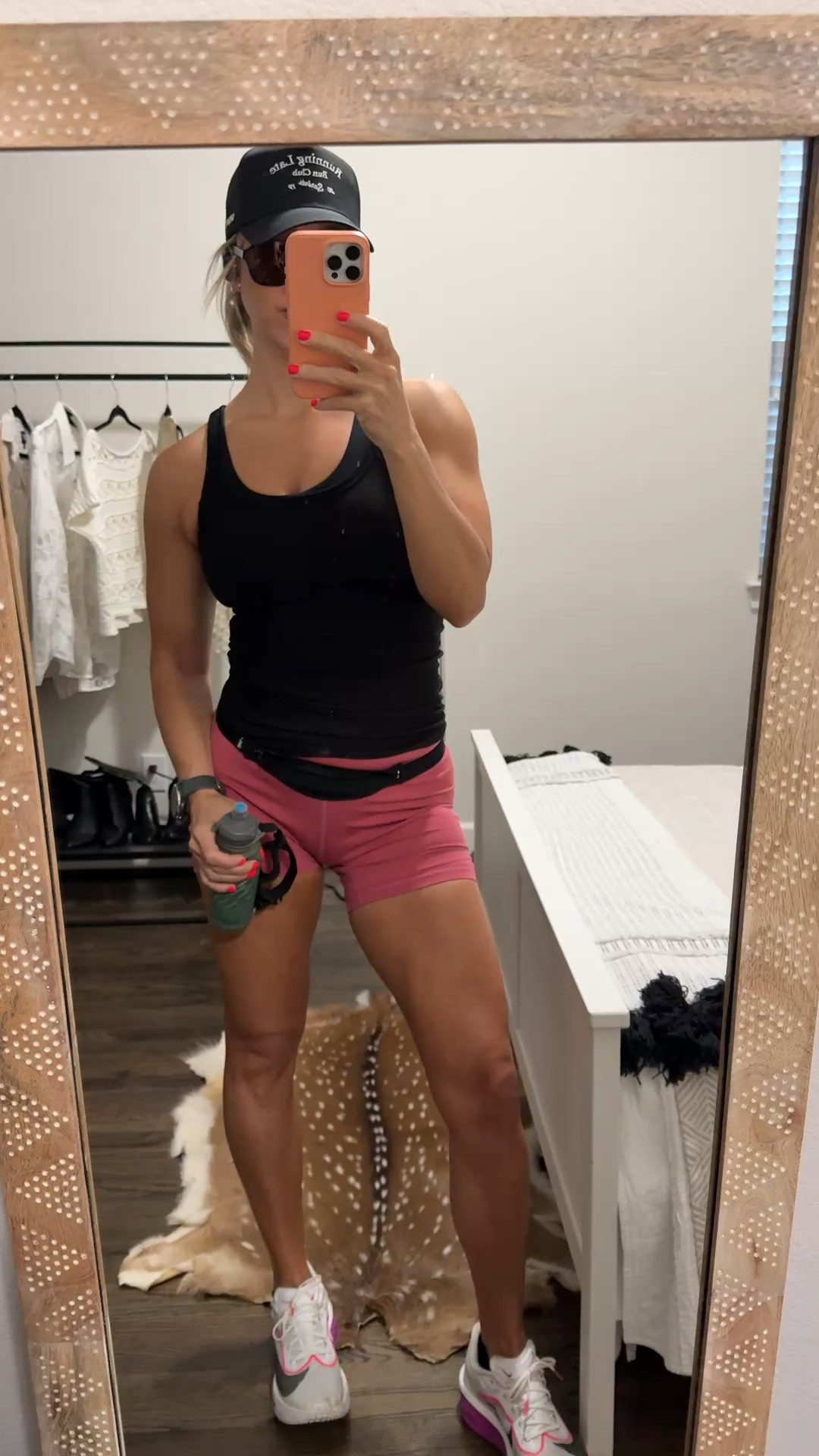 Walking / Workout Fit! Wearing M in Amazon workout shorts, S in running bra, size up 1/2 size in Nike running shoes. Linked my favorite running/walking water bottle and belt!

#LTKActive #LTKSaleAlert #LTKfitnessgoals
