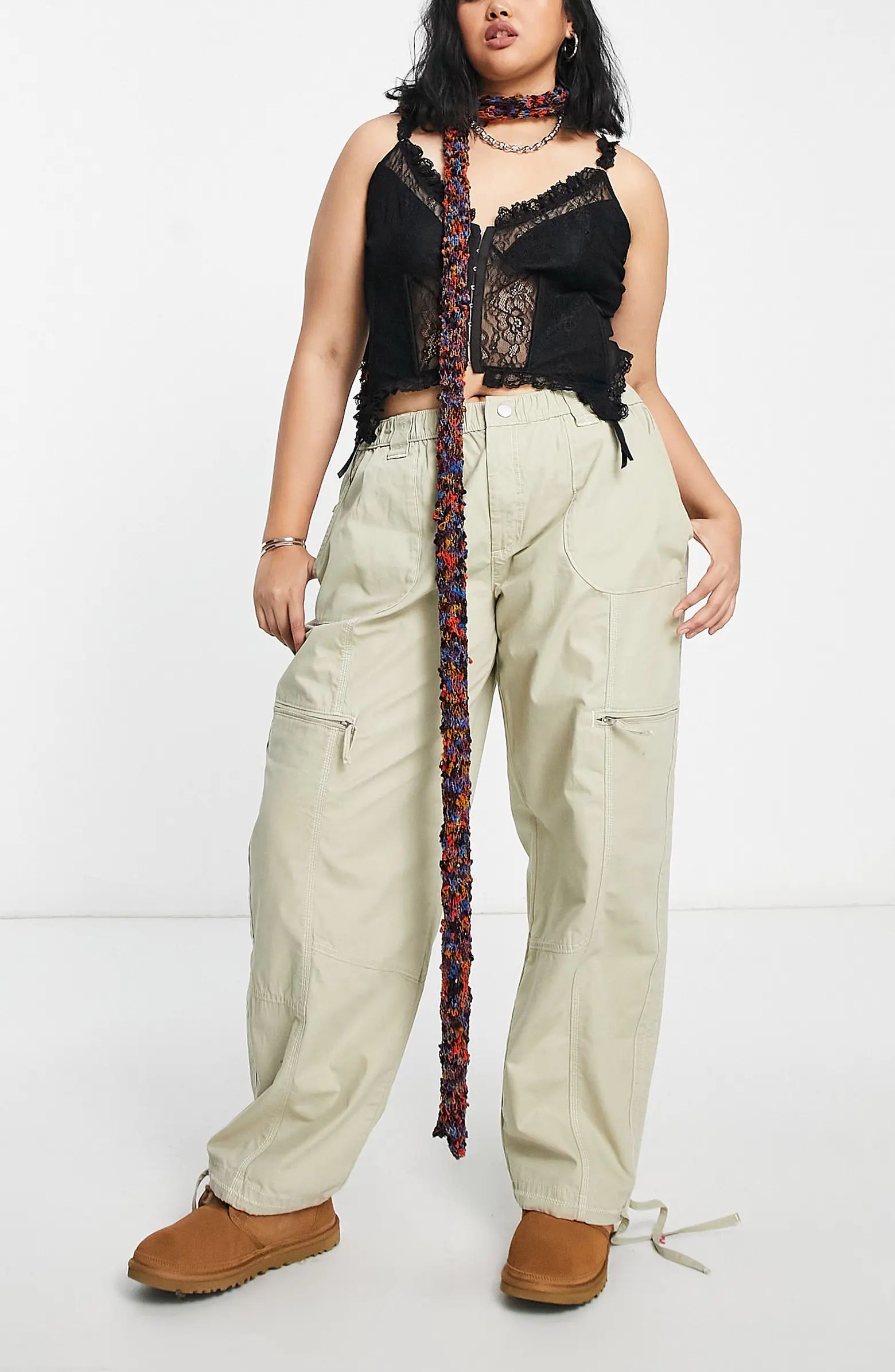 Curve Pull-On Cargo Trousers | Nordstrom
