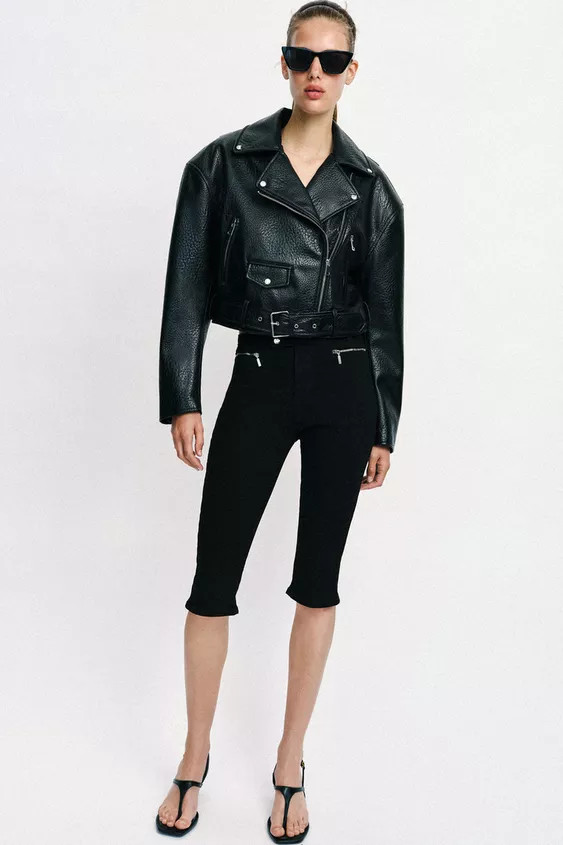 JEANS Z1975 CAPRI MITTELHOHEM BUND REISSVERSCHLÜSSE | Zara DE