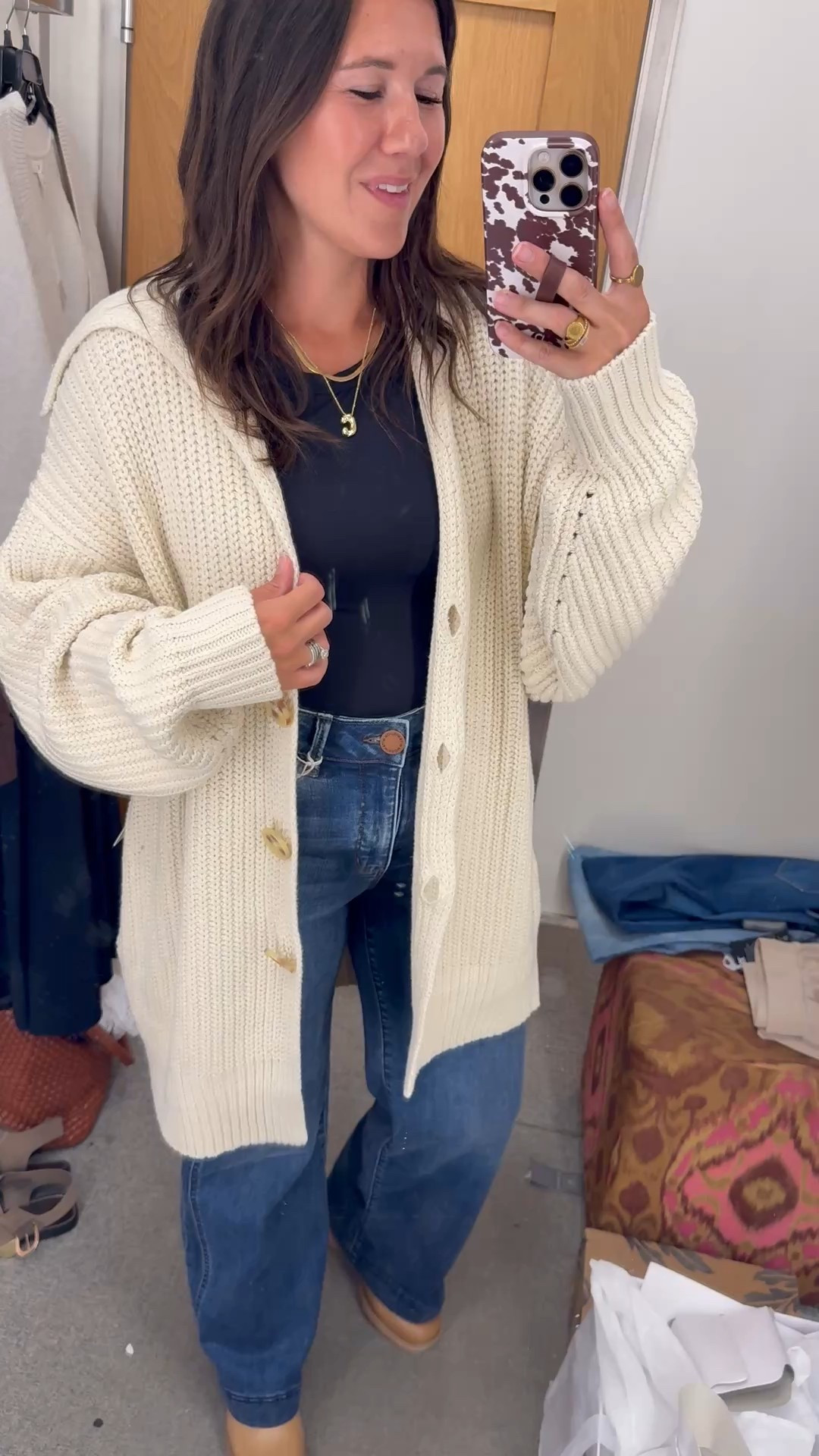 Nordstrom anniversary sale - oversized free people cardigan. Small. Jeans fit tts - size down if in between due to stretch

NSALE, Nordstrom sale, fall fashion 

#LTKSaleAlert #LTKSeasonal #LTKFindsUnder100