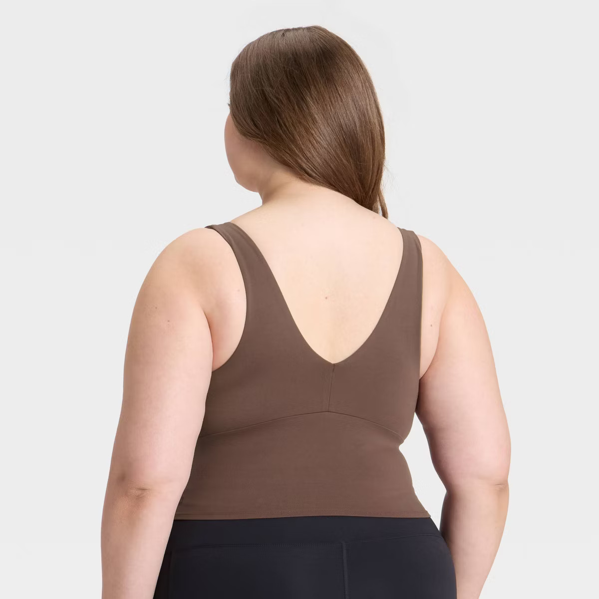 Women's Flex V-Neck Cropped Sports Bra - All In Motion™ | Target