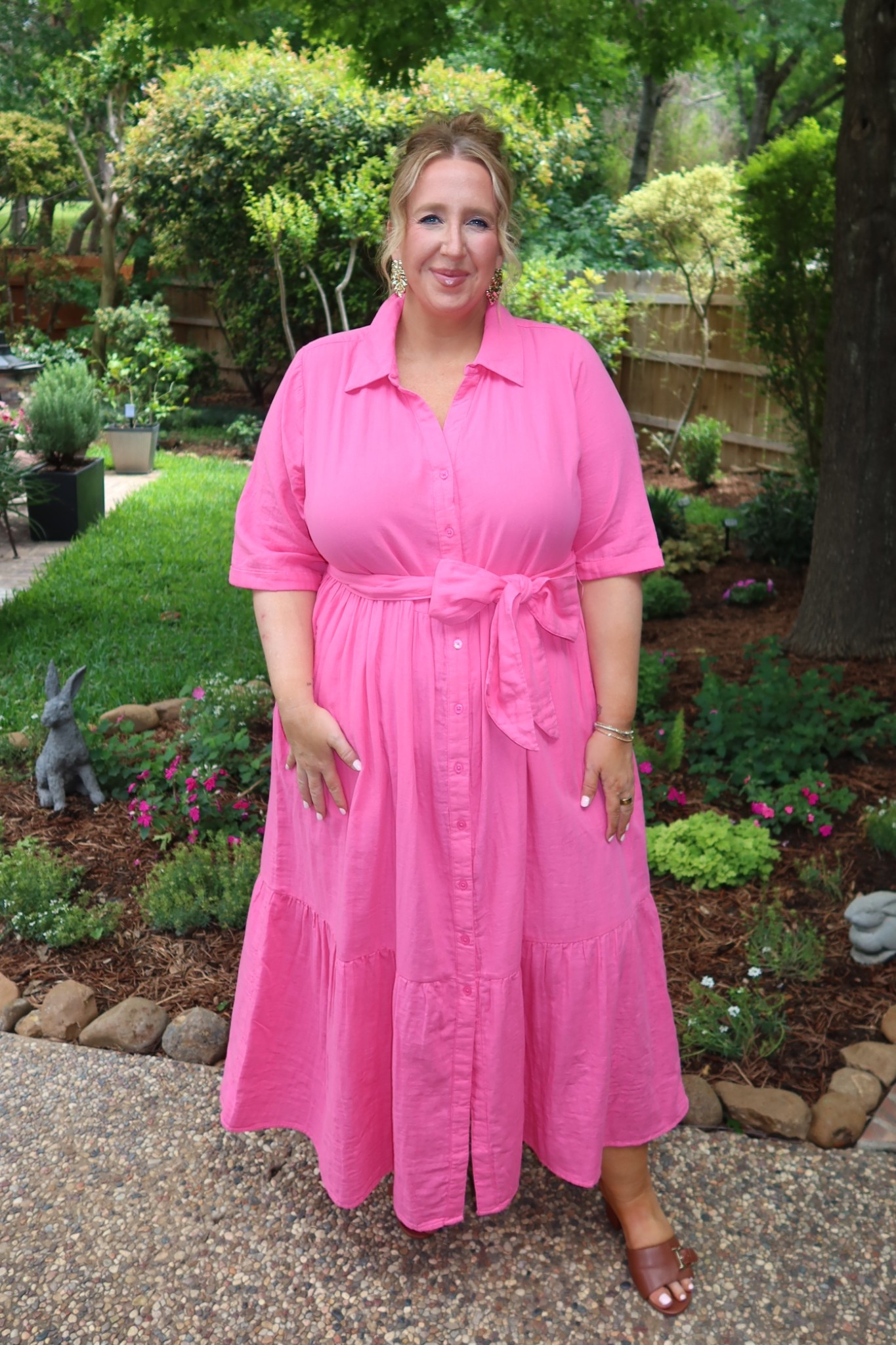 This pink shirtdress!

#LTKSeasonal #LTKPlusSize #LTKMidsize