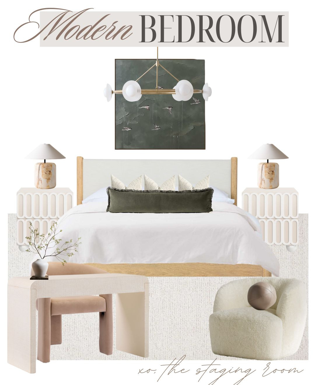 Neutral organic modern bedroom design ✨

——
#bedroomdesign #bedroommoodboard #bed #writingdesk #smalldesk #nightstands #wallart #wayfairfinds #westelm

#LTKsale #LTKcanada #LTKcasa