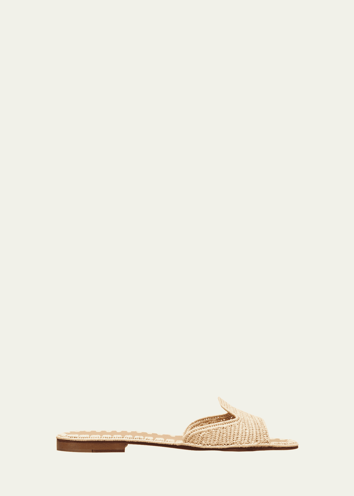 Carrie Forbes Boite Raffia Flat Sandals | Bergdorf Goodman