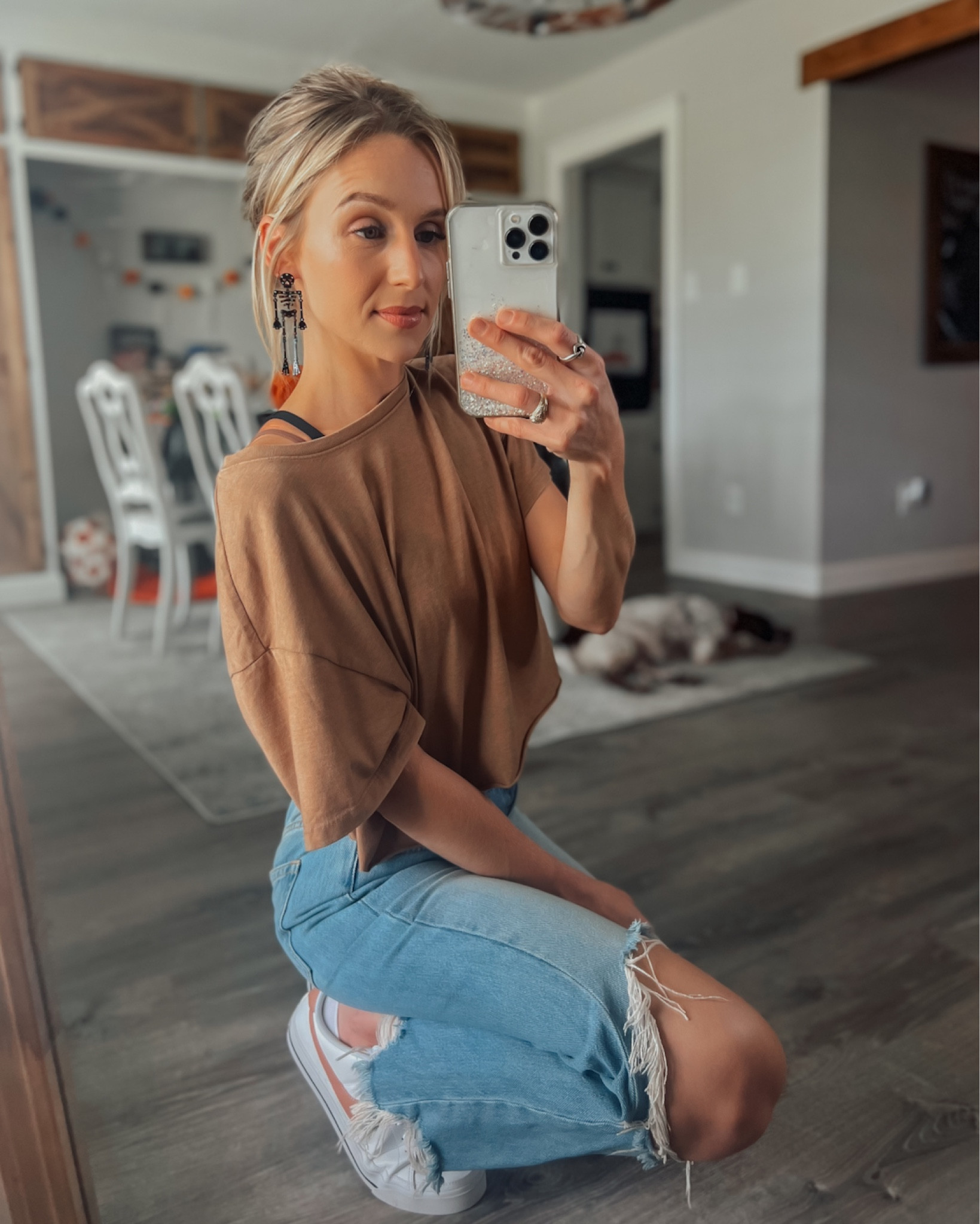 Loving these festive skeleton earrings from target for Halloween👻

Target style, Target, mama style, spooky season, Halloween

#LTKSeasonal #LTKHoliday #LTKHalloween