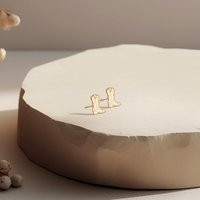 Cowboy Boot Earrings Western Charm Jewelry Cowgirl Studs Gift For Her Country | Etsy (US)