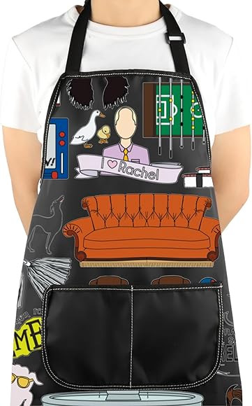 VAMSII Friends Merchandise TV Show Inspired Apron Friends Fans Gifts Friends Themed Cooking Kitch... | Amazon (CA)