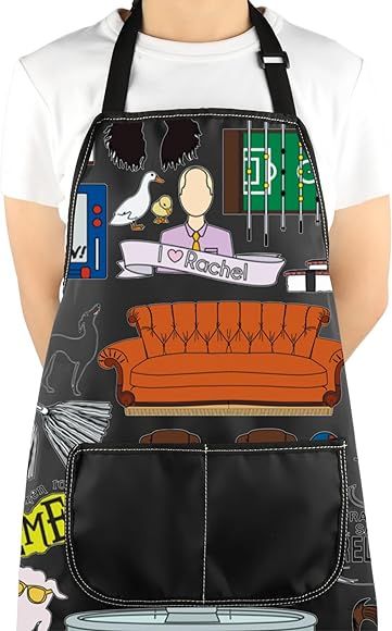 VAMSII Friends Merchandise TV Show Inspired Apron Friends Fans Gifts Friends Themed Cooking Kitch... | Amazon (CA)
