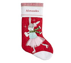 Snowman With Snowflake Quilted Christmas Stocking | Pottery Barn Kids