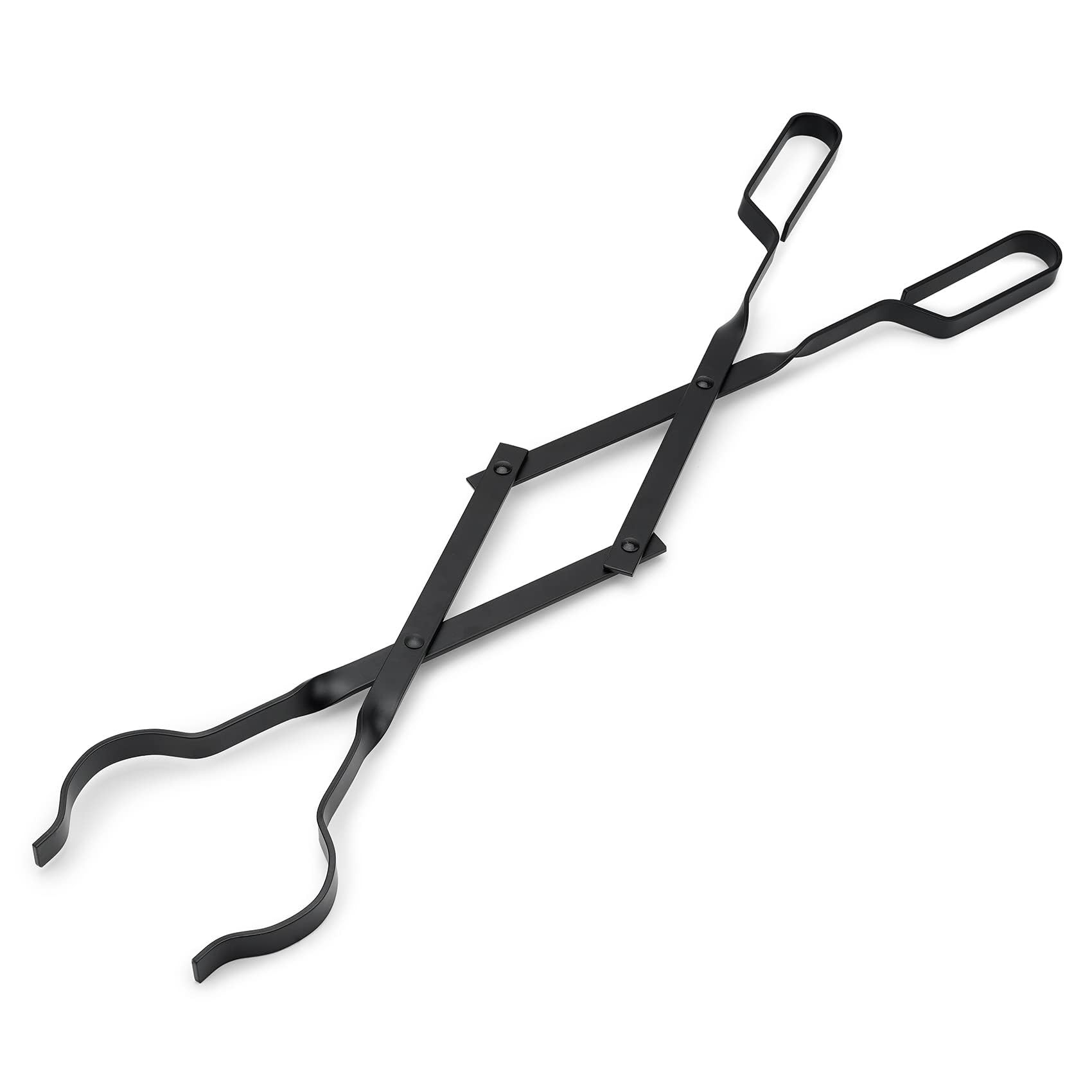 Stanbroil Outdoor Campfire Fireplace Tongs, 26" Long, Log Grabber, Black | Amazon (US)