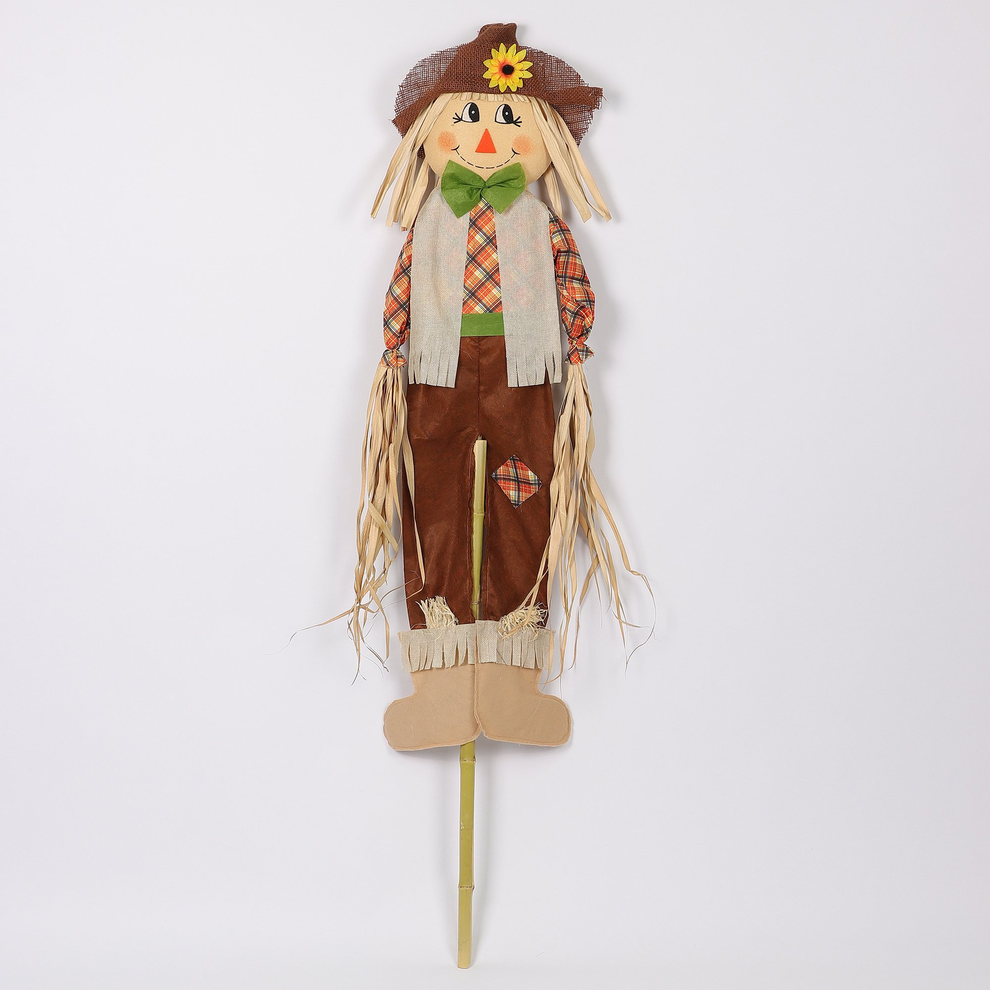 Fall, Harvest Scarecrow Yard Stake Indoor Decoration, Multicolor, 60", by Way to Celebrate | Walmart (US)