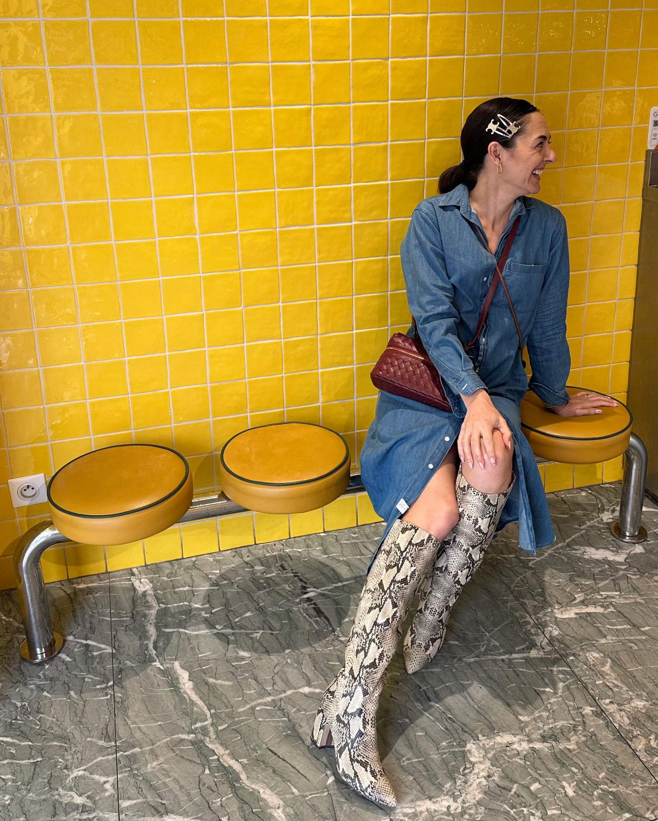 Best travel dress.
Wearing an xs