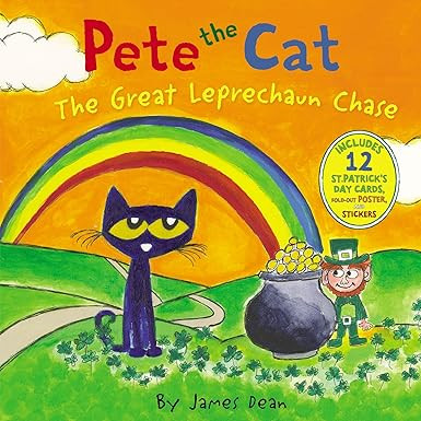 Pete the Cat: The Great Leprechaun Chase: Includes 12 St. Patrick's Day Cards, Fold-Out Poster, a... | Amazon (CA)