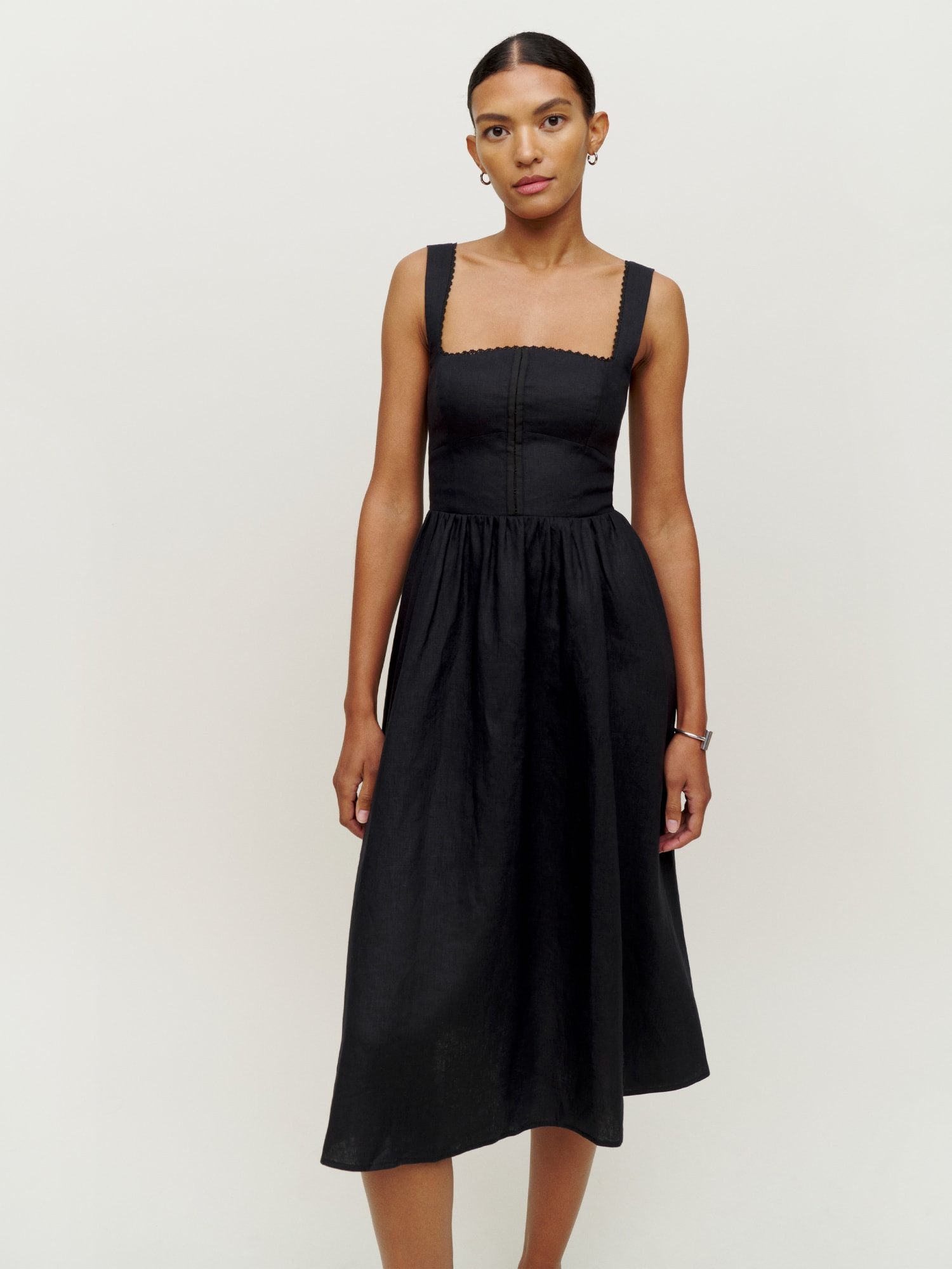 Tagliatelle Linen Dress | Reformation (Global)
