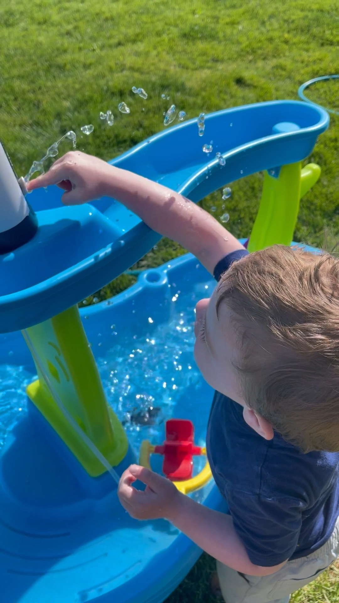 Toddler parents, this hack is for you! Keep the water flowing on your water table without getting a tired arm or overflowing the water table. 

Just drill a hole, feed tubing through and connect it to a water dispenser! Super easy and takes 2 minutes to put together.

#momhack #toddlerhack #toddlertoys #toddlersummer #watertable #watertablehack #watertablefun #watertoys #toddlertoys #toddlerplay #montessoriplay #outdoorplay

#LTKkids #LTKunder100 #LTKfamily