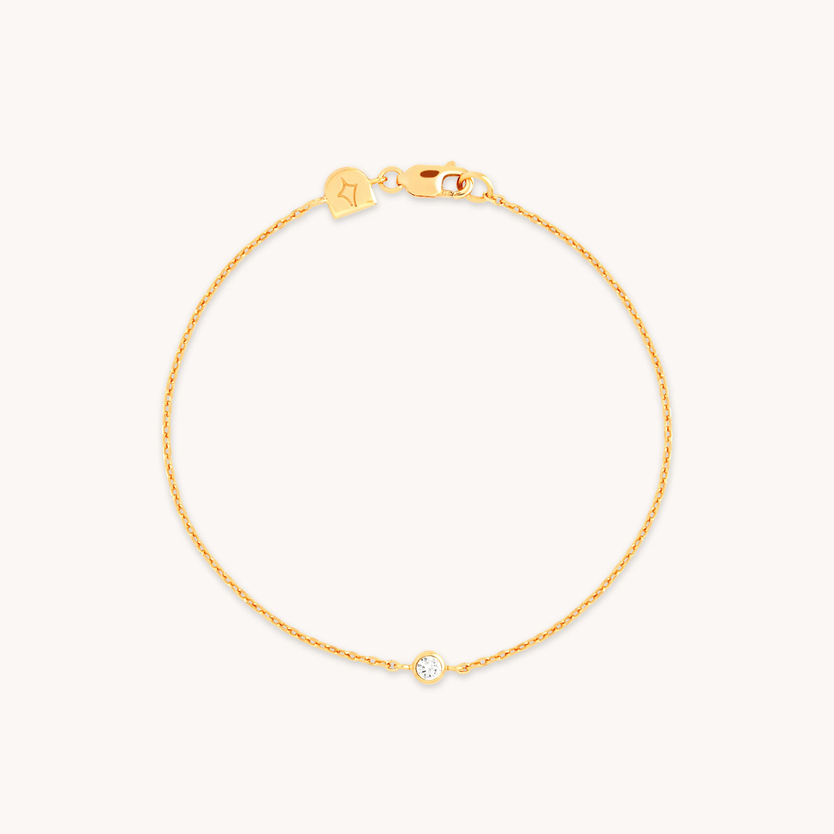 Essential Crystal Gold Bracelet | Astrid & Miyu Bracelets | Astrid and Miyu