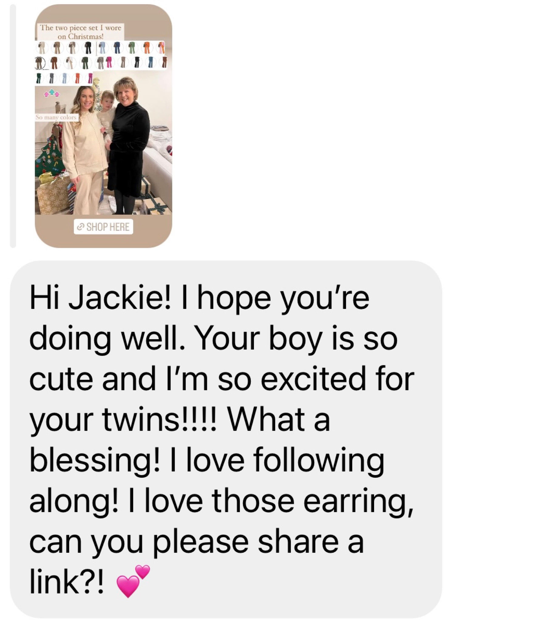 In my DM’s - pearl earrings from J.Crew!

#LTKunder50 #LTKSeasonal #LTKFind