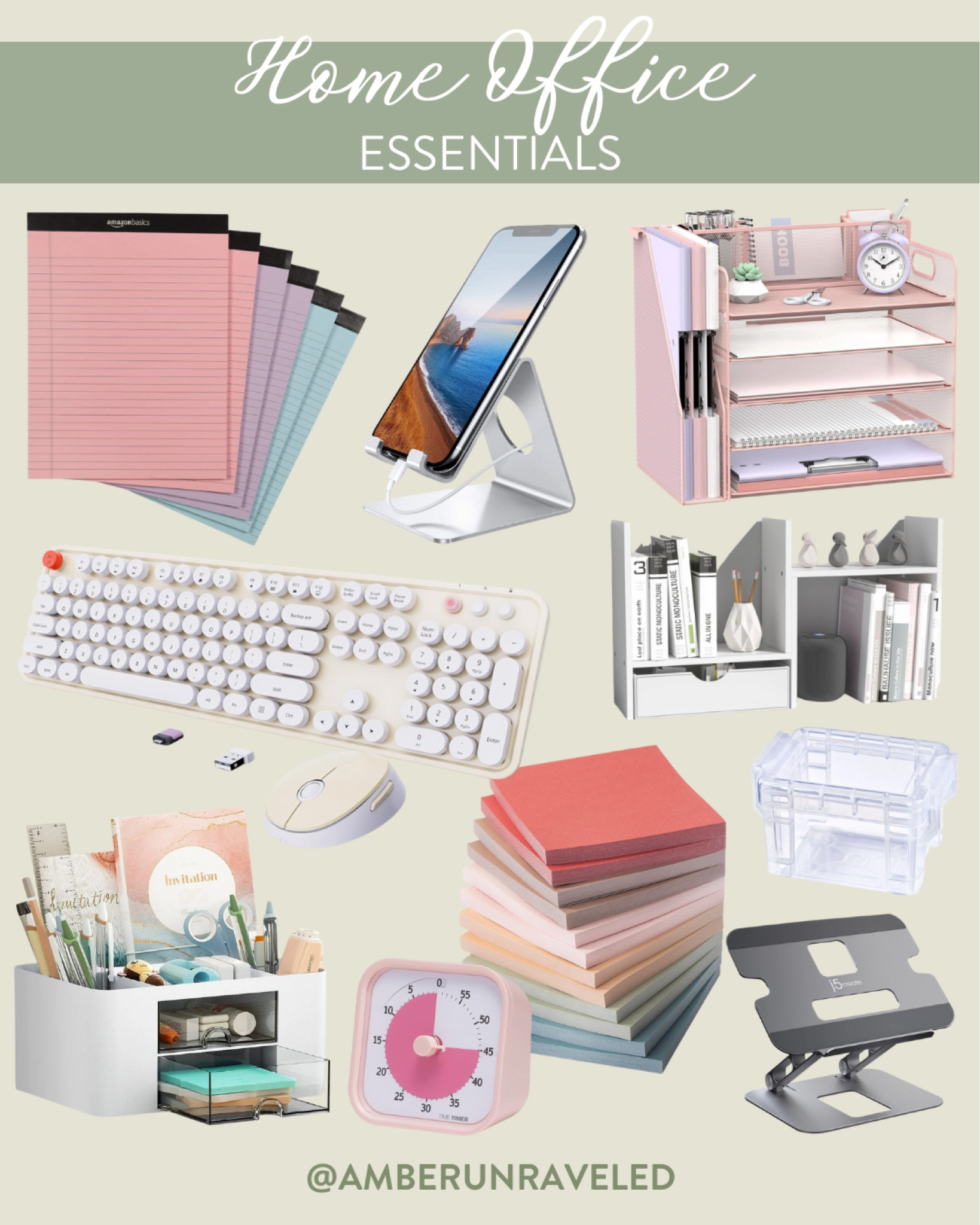 Here are some office essentials to make your work from home space and routine more organized!
#officesupplies #electronicgadgets #homeorganization #affordablefinds

#LTKFindsUnder50 #LTKFindsUnder100 #LTKHome