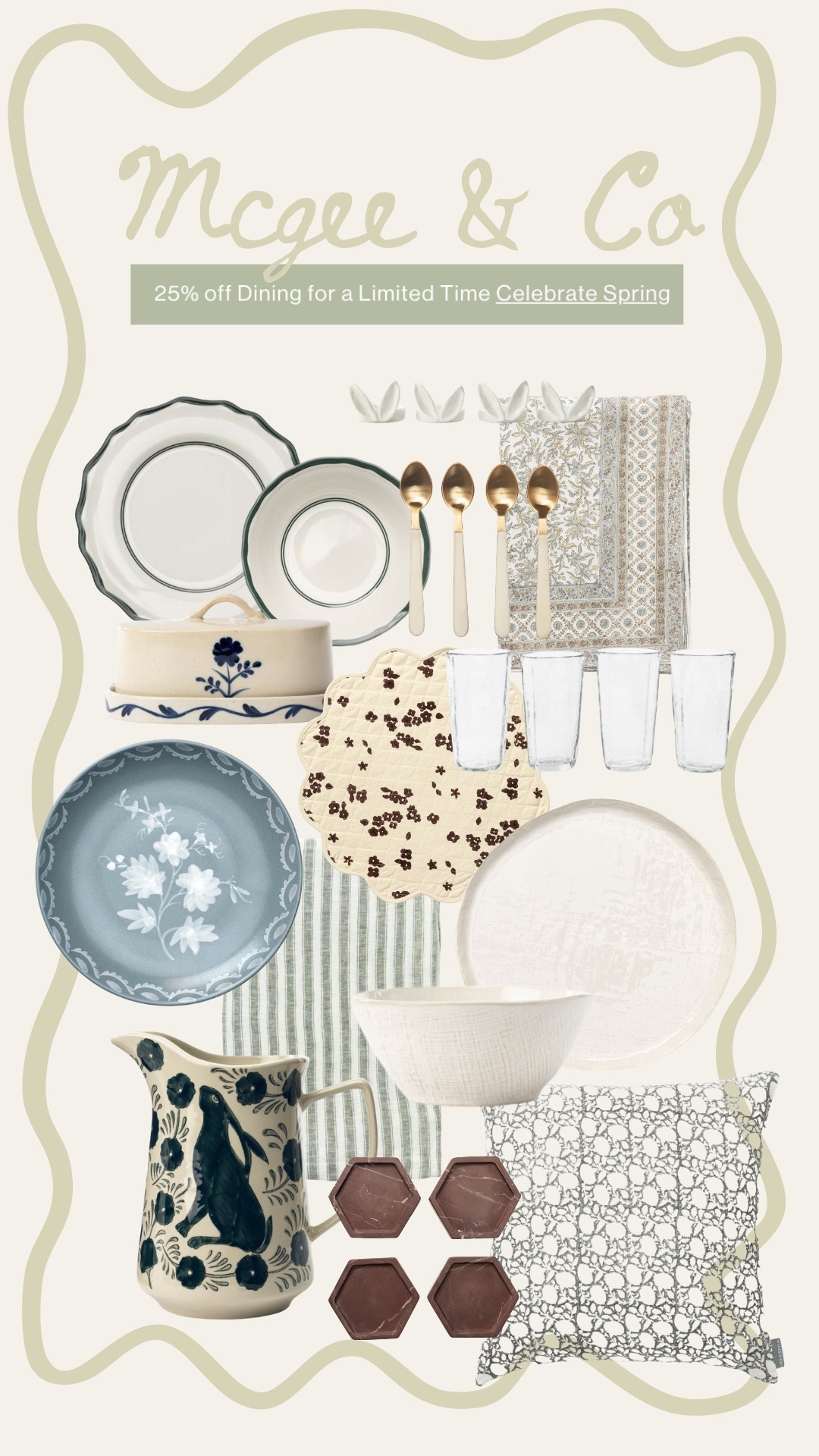 Mcgee & Co sale alert! Perfect time to grab for spring dinner parties or for hosting Easter!  

 #LTKSaleAlert