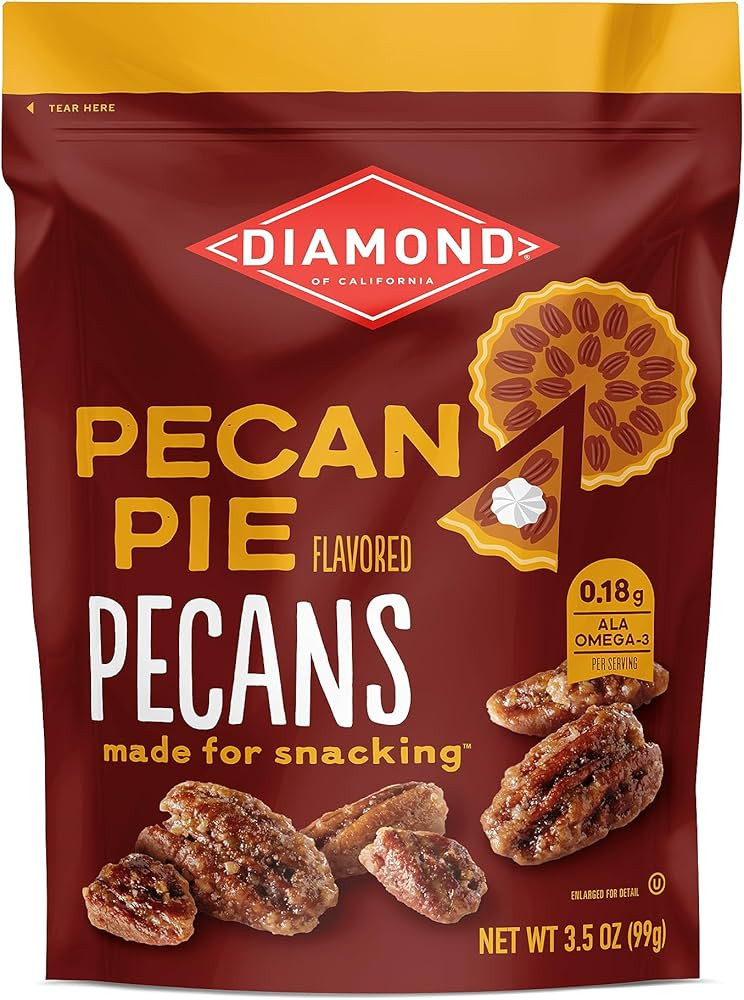 Diamond of California Pecan Pie Snack Pecans, 3.5 oz, 1 Pack | Amazon (US)