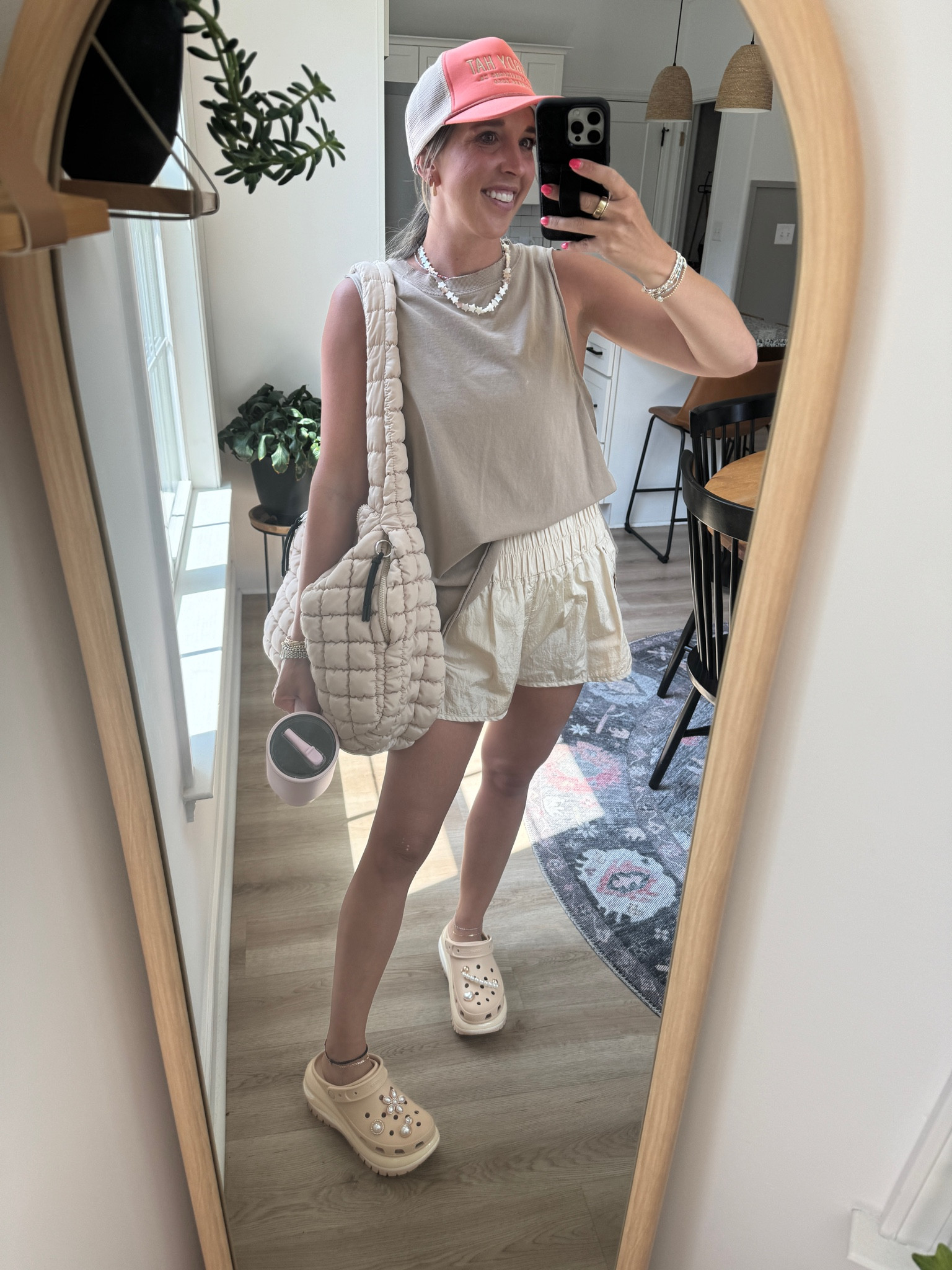 Todays mom outfit 

Free people top from a set - small
FP movement shorts - medium 
Crocs
FP movement bag 
Cowboy hat hat 

#LTKSeasonal #LTKFindsUnder100 #LTKStyleTip