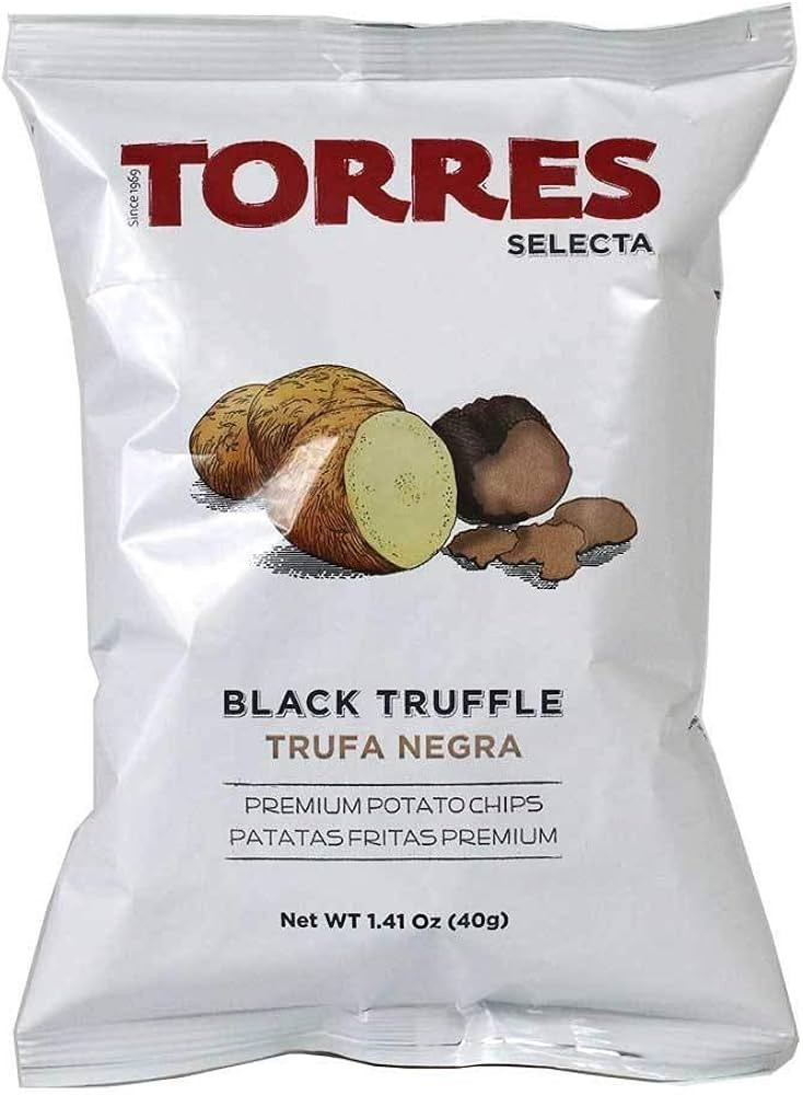Torres - Black Truffle Potato Chips, 1.41oz (40g) (3-PACK) | Amazon (US)