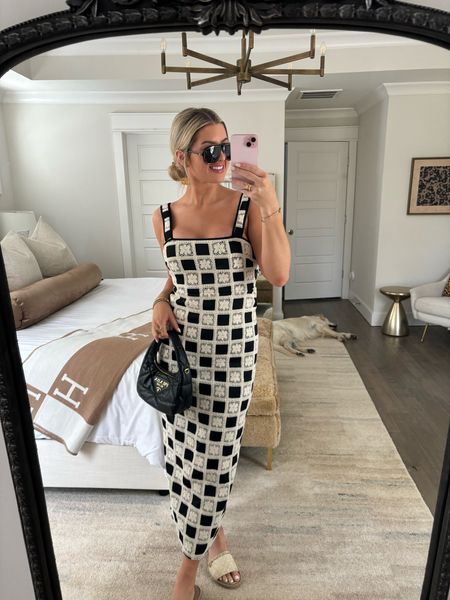 Revolve black and white dress - true to size 🖤

Midi dress
Vacation dress
Italy Europe outfits
Date night outfit 
Crotchet midi dress

#LTKeurope #LTKstyletip #LTKtravel