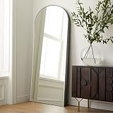 PexFix Full Length Mirror, 65''x22'' Sliver Arched Mirror Large Floor Mirror Standing Leaning Hangin | Amazon (US)