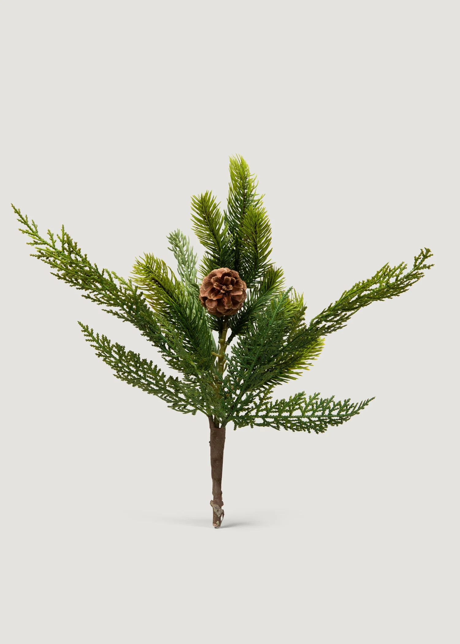 Artificial Evergreen Pick | Faux Winter Pine Greenery at Afloral | Afloral