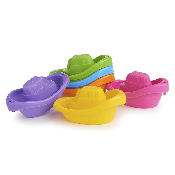 Munchkin® Little Boat Train Baby and Toddler Bath Toy, 6 Piece Set | Amazon (US)