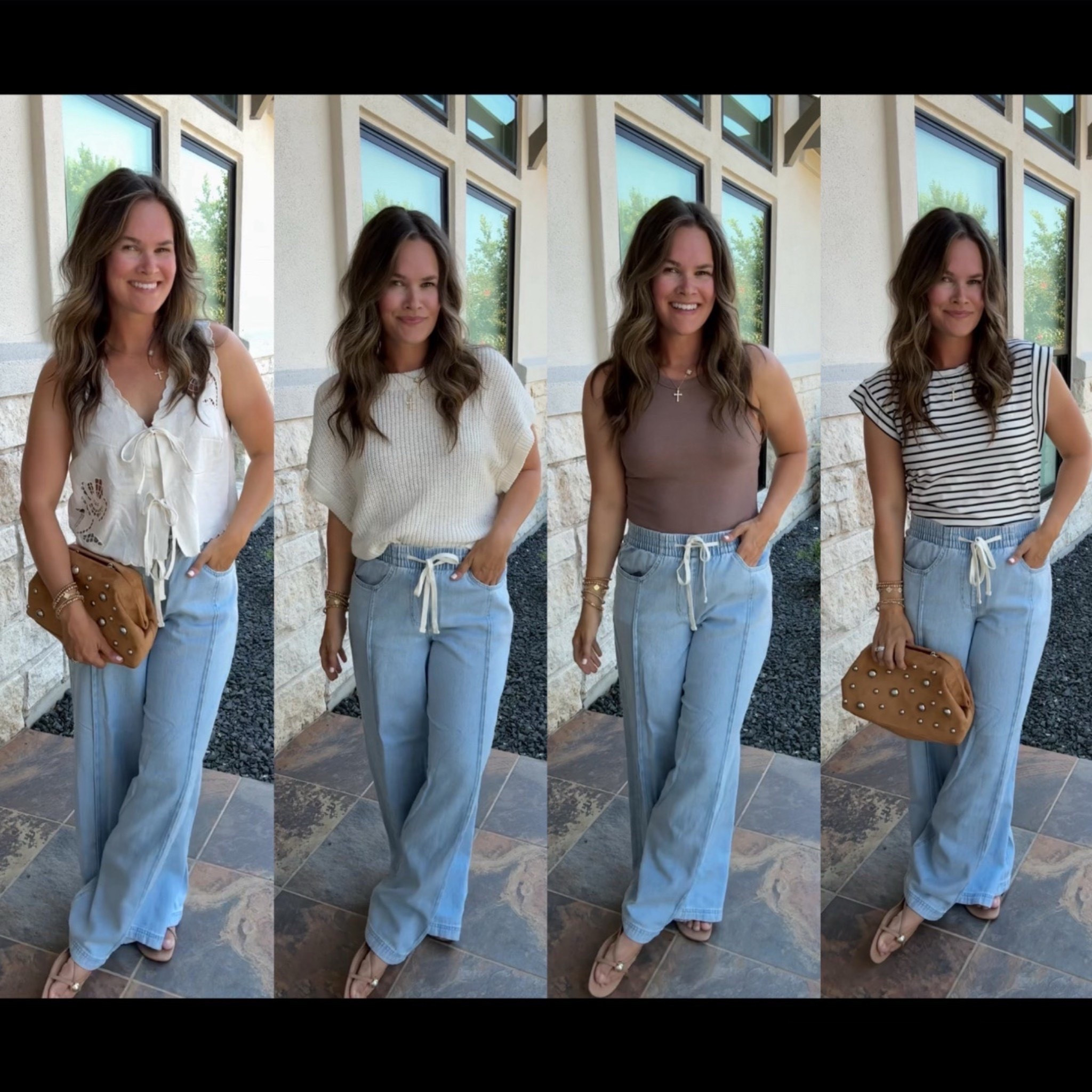 These viral pants are trending on tik tok and flying off the shelves at Target! Shared 4 ways to style them- Affordable $28, comfy and lived in fit- so versatile easy to dress up or down. Also come in white and shorts! 😍🤩
.
#target #targetfinds #targetfashion #affordablefashion #casualoutfit #casualstyle #momstyle #momfashion #everydaystyle #everydayfashion 

#LTKStyleTip #LTKFindsUnder50 #LTKSaleAlert