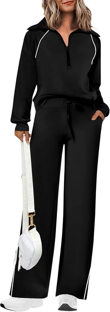 PRETTYGARDEN Women's 2 Piece Matching Lounge Set Sweatsuits | Amazon (US)