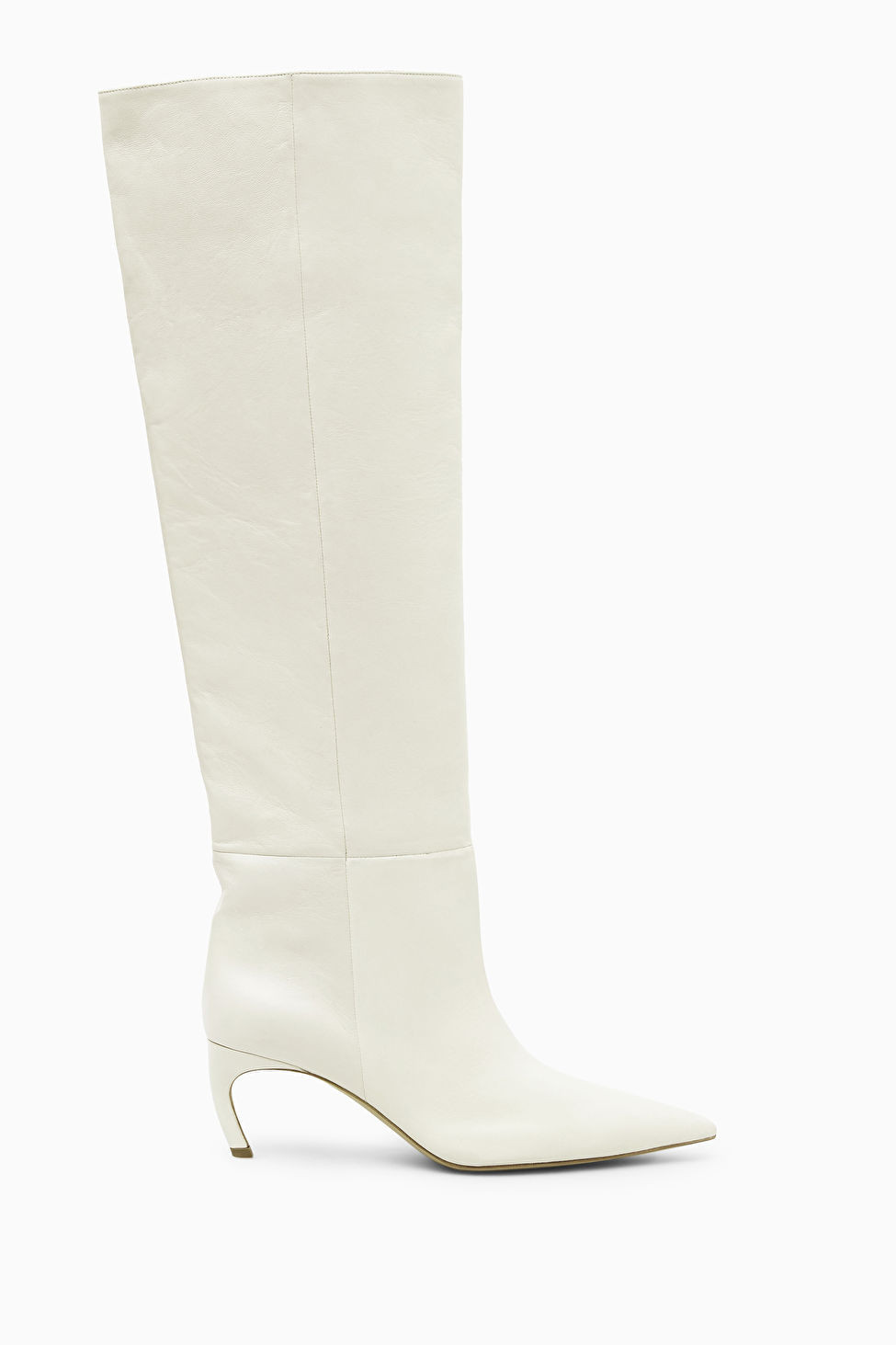 POINTED-TOE LEATHER KNEE-HIGH BOOTS | COS UK
