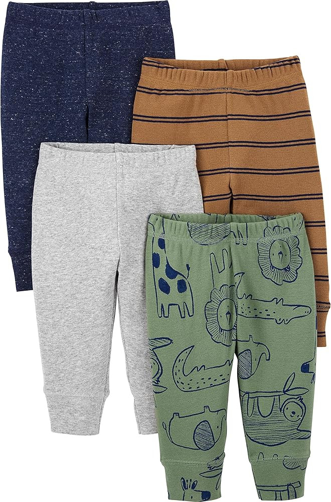 Simple Joys by Carter's Baby 4-Pack Neutral Pant | Amazon (US)
