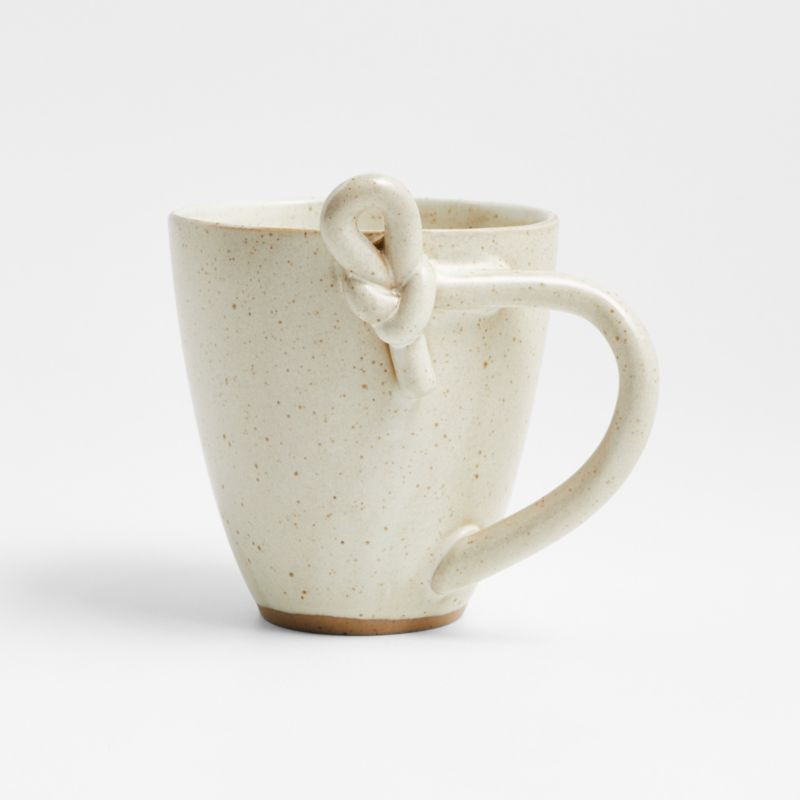 Slipknot Handle Mug | Crate and Barrel | Crate & Barrel