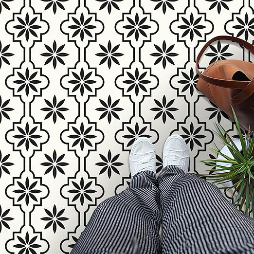 MORCART Peel and Stick Floor Tile, Vinyl Flooring Waterproof, DIY Flooring for Bathroom, Kitchen,... | Amazon (US)