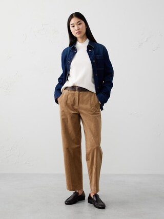 Straight Mid-Rise Corduroy Pant | Banana Republic Factory