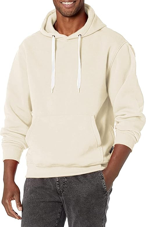 Men's Basic Fleece Hoodie Sweatshirts - Pullover & Zip Up | Amazon (US)