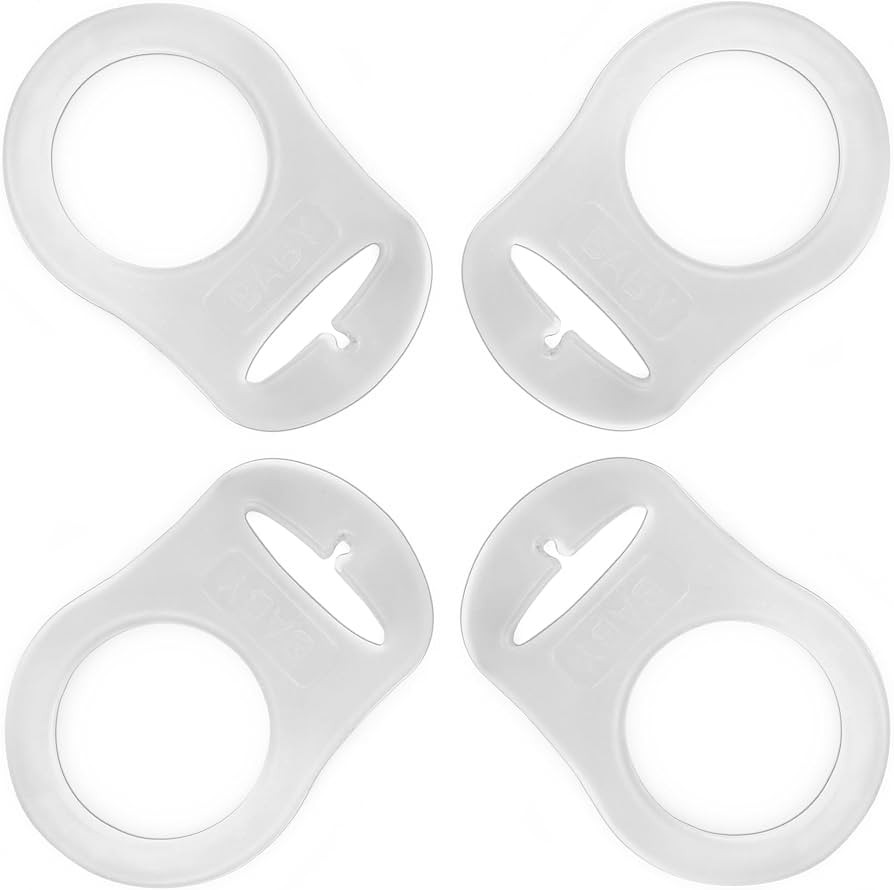 PUTSKA Pacifier Adapter Rings - Silicone Adapter for Pacifier Holder and Clip MAM-Compatible | Amazon (US)