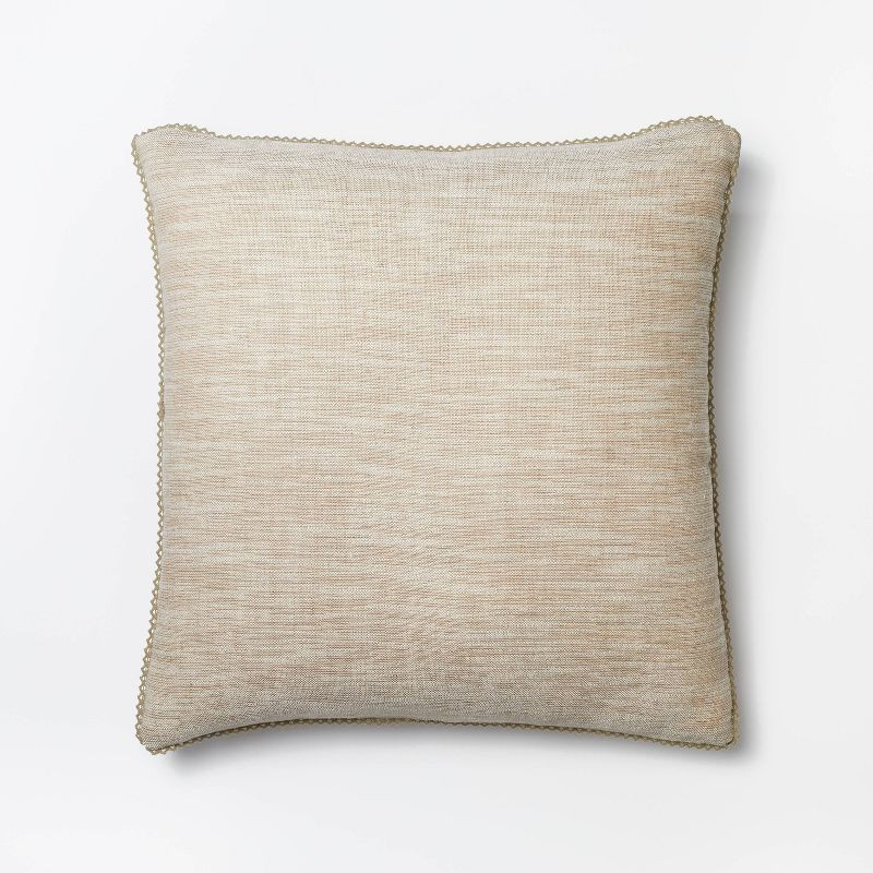 Chambray Throw Pillow with Lace Trim - Threshold™ designed with Studio McGee | Target