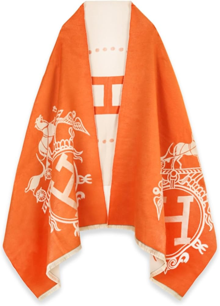 EXTREE Scarfs for Women Pashmina Silky Shawl Wrap for Evening Dressing Blanket Open Front Poncho ... | Amazon (US)