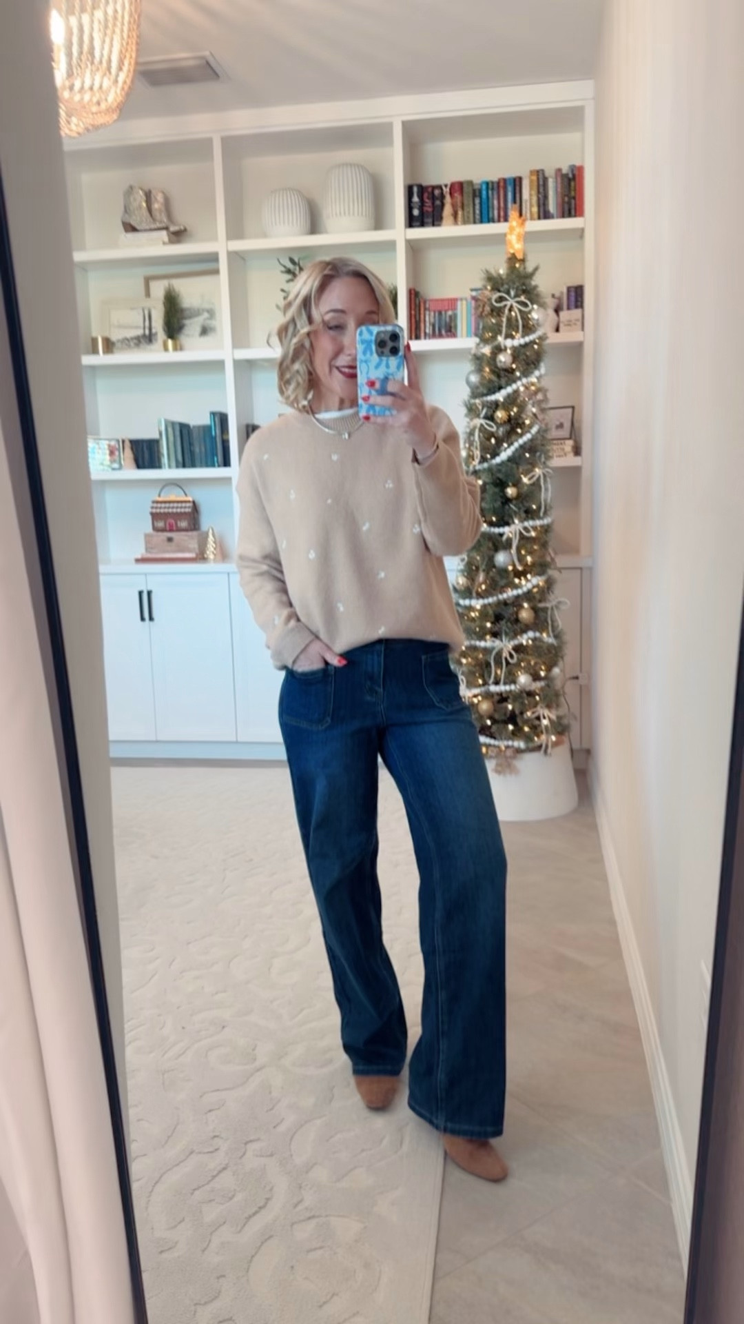 Amazon - sweaters to take you from winter to spring 

Adjustable Waist High Waisted Wide Leg Jeans - size small. 5 washes (mine is the Dark Blue). 

Embroidered Floral Crew Neck Sweater - size small. 2 colors. * Ankle boots - tts.

#LTKFindsUnder50#LTKSeasonal#LTKOver40 

 