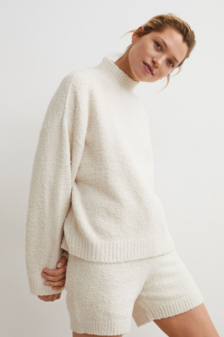 Fluffy-knit Sweater | H&M (US + CA)