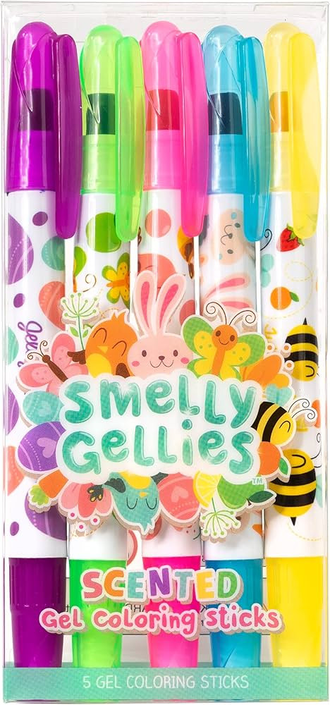 Scentco Spring Smelly Gellies - Patented Gourmet Scented Glidewrite Gel Coloring Sticks, Crayons,... | Amazon (US)