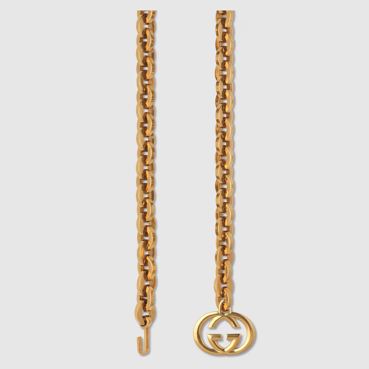 Gucci Chain belt with Interlocking G charm | Gucci (US)