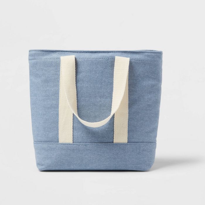 Solid Lunch Tote Borage Blue - Threshold™ | Target