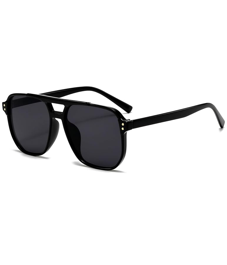 EYLRIM Retro Aviator Sunglasses for Women Men Classic 70s Square Frame Sun Glasses Vintage Shades | Amazon (US)